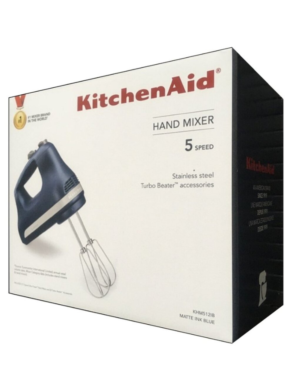 new KitchenAid Ultra Power 5-Speed Hand Mixer in INK BLUE (a MATTE NAVY color)